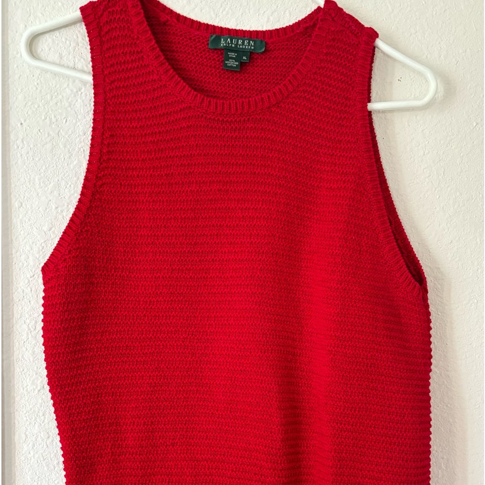 Ralph Lauren Red Tank Top